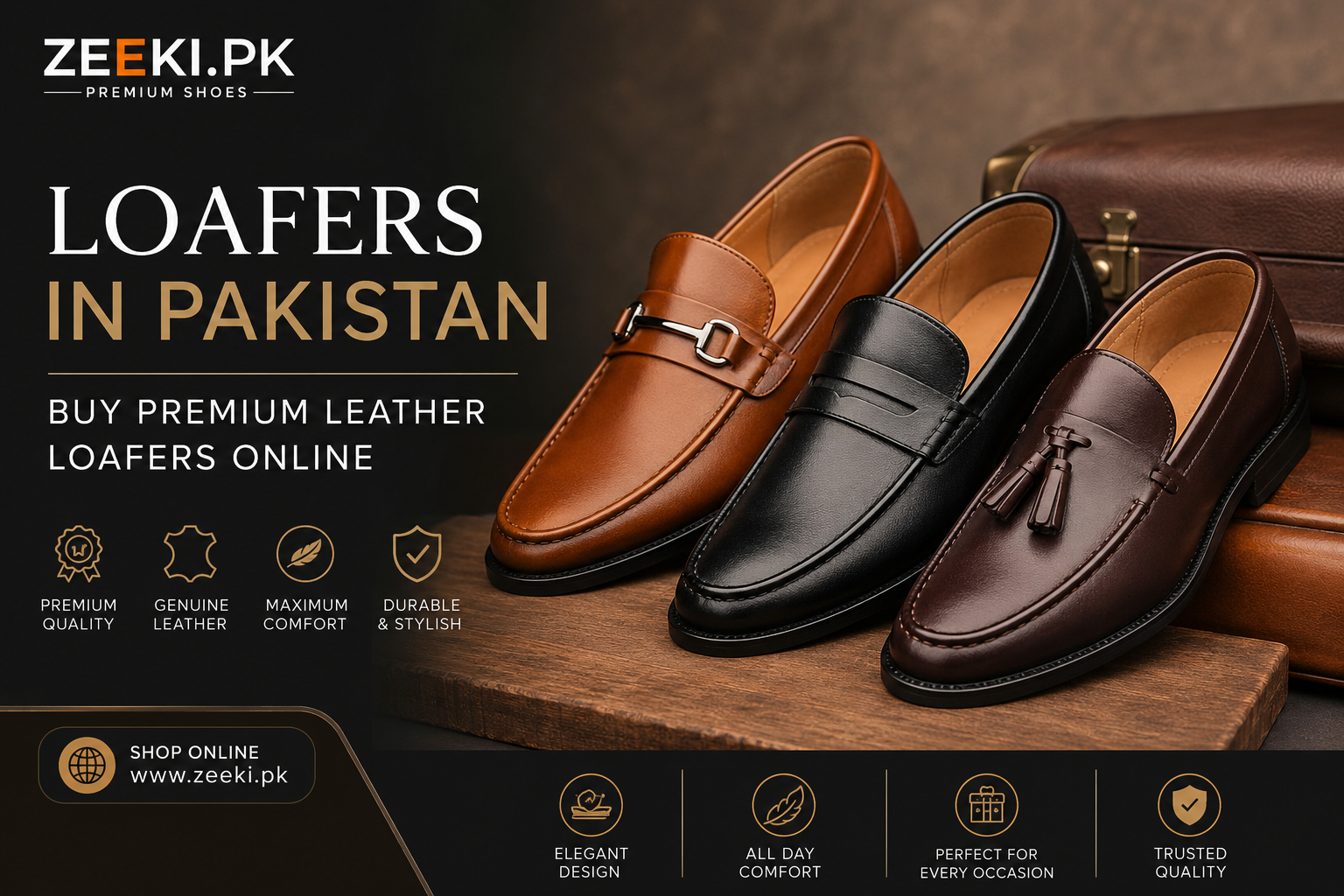 Loafers in Pakistan – Buy Premium Leather Loafers Online