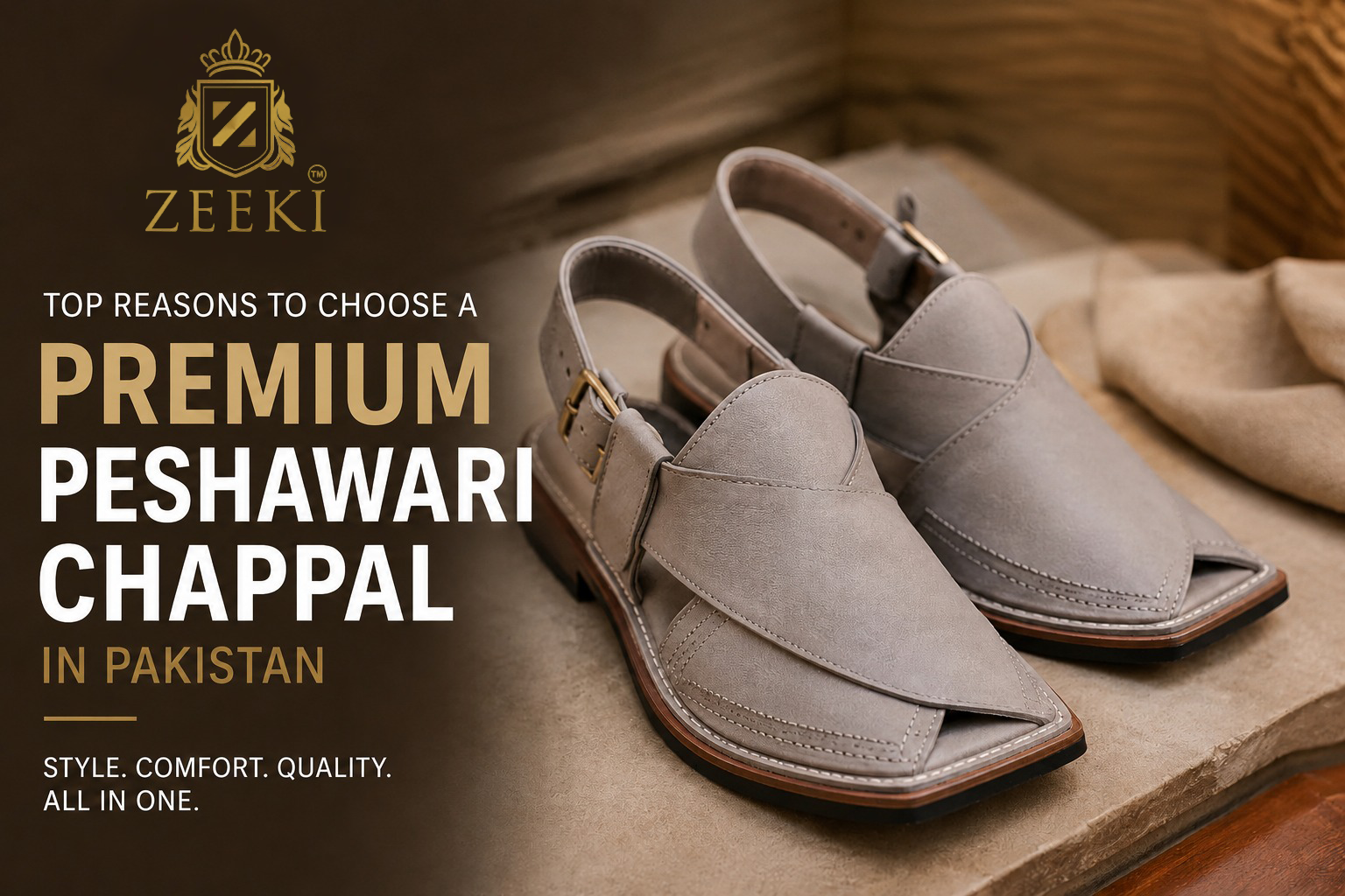 Top Reasons to Choose a Premium Peshawari Chappal in Pakistan