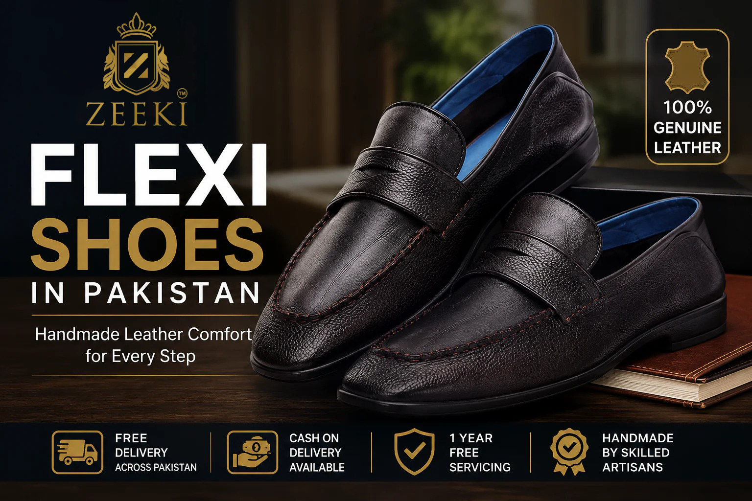 Flexi Shoes in Pakistan – Handmade Leather Comfort by Zeeki