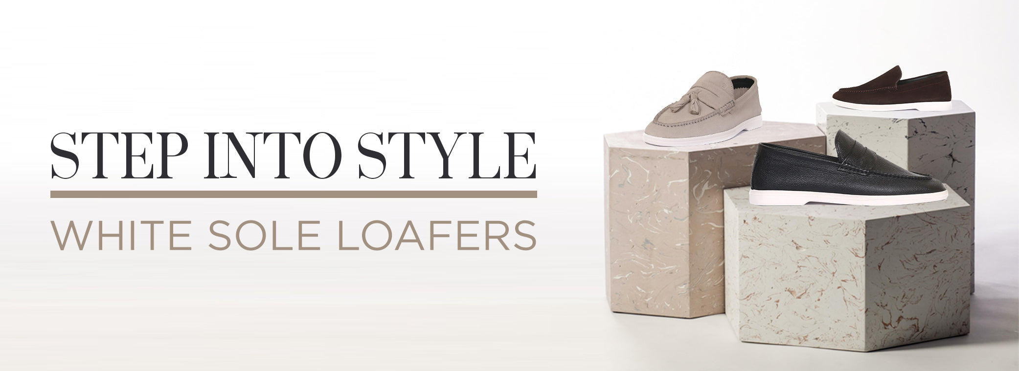 Step Into Style: Zeeki’s White Sole Loafers